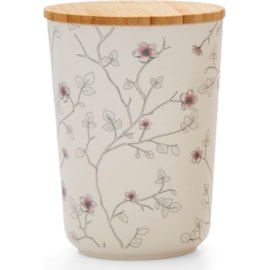 Cooksmart Hummingbirds Bamboo Canister Blossom Cooksmart Hummingbirds Bamboo Canister Blossom