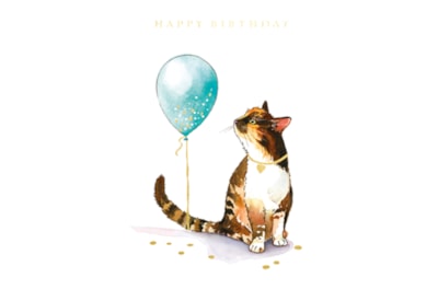 Willow & Walnut Balloon Birthday Card (II1323)