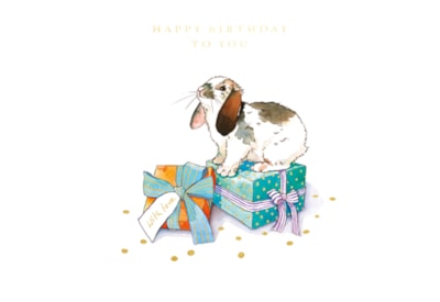 Willow & Walnut Birthday Bunny Birthday Card (II1331)