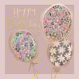 Ling Pretty Balloons Birthday Card Ling Pretty Balloons Birthday Card
