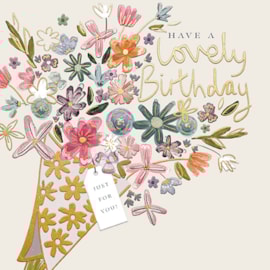 Ling Birthday Blooms Birthday Card Ling Birthday Blooms Birthday Card