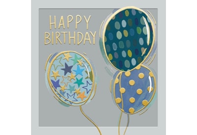 Ling Patterned Balloons Birthday Card Ling Patterned Balloons Birthday Card