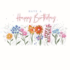 Ling Birthday Blooms Birthday Card Ling Birthday Blooms Birthday Card
