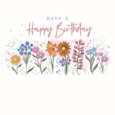 Ling Birthday Blooms Birthday Card