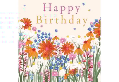 Ling Meadow Blooms Birthday Card Ling Meadow Blooms Birthday Card