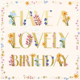 Ling Blossom And Bloom Birthday Card