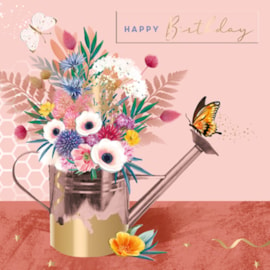 Garden Flowers Birthday Card (IJ0128)