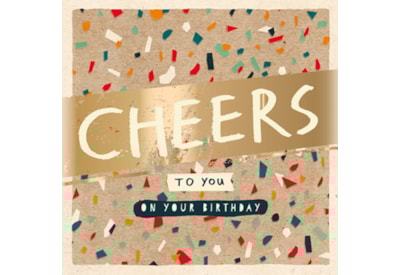 Ling Design Cheers To You Birthday Card Ling Design Cheers To You Birthday Card