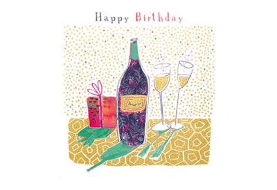 Birthday Fizz Birthday Card (IJ0176)