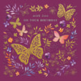 Ling Butterfly Duo Birthday Card Ling Butterfly Duo Birthday Card