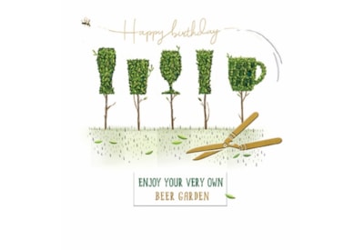 Ling Beer Garden Birthday Card Ling Beer Garden Birthday Card