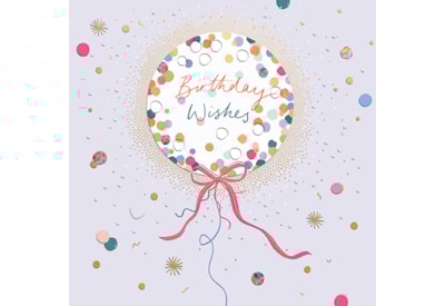 Ling Polka Balloons Birthday Card Ling Polka Balloons Birthday Card
