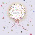 Ling Polka Balloons Birthday Card