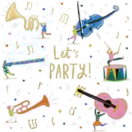 Ling Rock & Roll Birthday Card