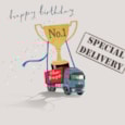 Ling Special Delivery Birthday Card