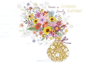 Ling Floral Celebrations Birthday Card Ling Floral Celebrations Birthday Card