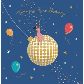 Ling  Disco Fever! Birthday Card