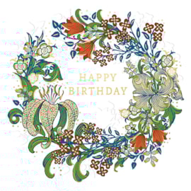 Ling Golden Lily Birthday Card Ling Golden Lily Birthday Card