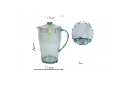 Bello Pitcher Recycled Glass Effect 1700ml (AM2211)