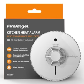 Fireangel 10yr Sealed For Life Battery Heat Alarm (FA6720-R)