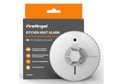 Fireangel 10yr Sealed For Life Battery Heat Alarm Fireangel 10yr Sealed For Life Battery Heat Alarm