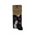 Eco Chic Grey Poker & Dice Bamboo Socks 6-11 Eco Chic Grey Poker & Dice Bamboo Socks 6-11