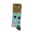 Eco Chic Mint Poker & Dice Bamboo Socks 6-11 Eco Chic Mint Poker & Dice Bamboo Socks 6-11