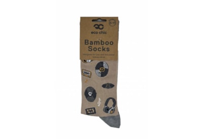 Eco Chic Beige Music Compilation Bamboo Socks 6-11 Eco Chic Beige Music Compilation Bamboo Socks 6-11