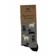 Eco Chic Grey Labradors Bamboo Socks 6-11 Eco Chic Grey Labradors Bamboo Socks 6-11