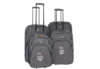 Twill Suitcase Black 21" Twill Suitcase Black 21"