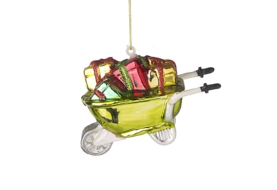 Heaven Sends Hanging Glass Wheelbarrow Heaven Sends Hanging Glass Wheelbarrow