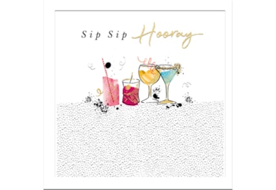 Ling Design Sip Sip Hooray Birthday Card Ling Design Sip Sip Hooray Birthday Card