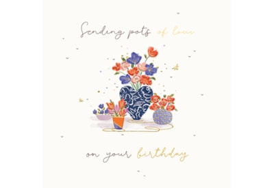 Pots Of Love Birthday Card (JJ0802)