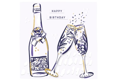 Ink And Block Pop The Fizz Birthday Card (JJ1335)