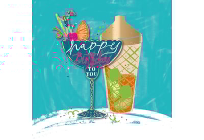 Cocktail Birthday Card Cocktail Birthday Card