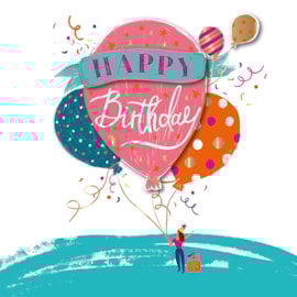 Balloons Birthday Card
