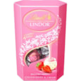 Lindt Lindor Strawberry & Cream Cornet 200g (K552)