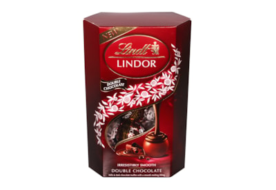 Lindt Lindor Double Chocolate Cornet 200g Lindt Lindor Double Chocolate Cornet 200g
