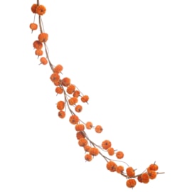 Heaven Sends Velvet Orange Pumpkin Garland 17cm (KAA050A)