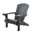 Keter Alpine Adirondack Chair - Graphite Keter Alpine Adirondack Chair - Graphite