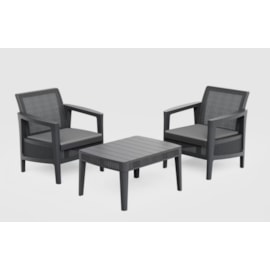 Keter Atlas Linea Set - Graphite Keter Atlas Linea Set - Graphite