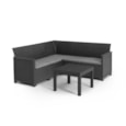 Keter Emma 5 Seater Corner Set - Graphite Keter Emma 5 Seater Corner Set - Graphite