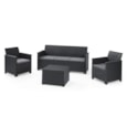Keter Emma 5 Seater Lounge Set - Graphite Keter Emma 5 Seater Lounge Set - Graphite