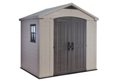 Keter Factor Shed 8X6Ft Beige Keter Factor Shed 8X6Ft Beige