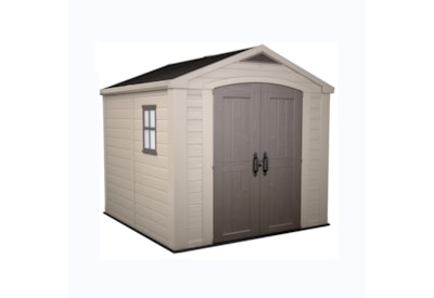 Keter Factor Shed 8X8Ft Beige Keter Factor Shed 8X8Ft Beige