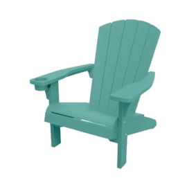 Keter Set Of 2 Alpine Adirondack Chairs - Aqua Teal