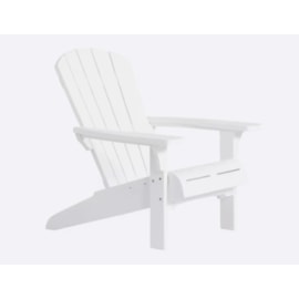 Keter Set Of 2 Alpine Adirondack Chairs - White Keter Set Of 2 Alpine Adirondack Chairs - White