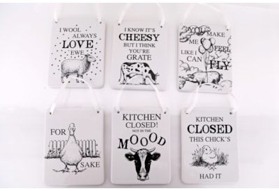 Sifcon Animal Saying Wall Plaque 14cm Sifcon Animal Saying Wall Plaque 14cm