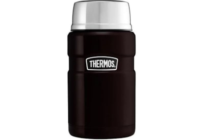 Thermos King Food Flask Matt Black 710ml Thermos King Food Flask Matt Black 710ml