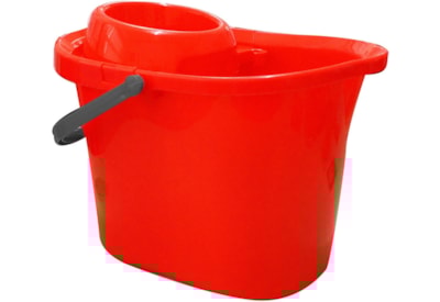 Kitchen King Ramon Mop Bucket Red 15ltr Kitchen King Ramon Mop Bucket Red 15ltr